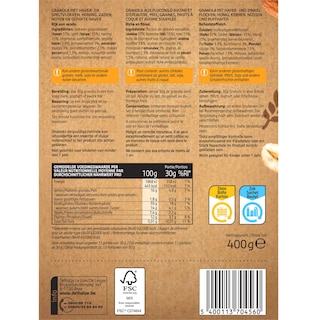 Delhaize | Granola | Spelt | Gepofte haver 