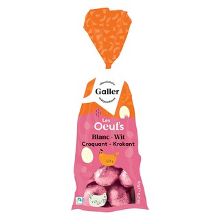 Galler | oeufs de Pâques | Blanc Croquant | FT 