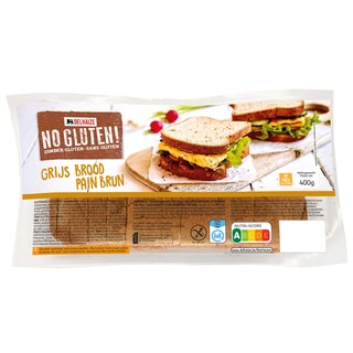Delhaize | No gluten! | Pain | Gris | Sans gluten 400 gr