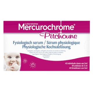Mercurochrome | Pitchoune | Fysiologisch serum 