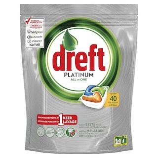 Dreft | Vaatwastabletten | Platinum | Orange | Duo | Bon-33% 