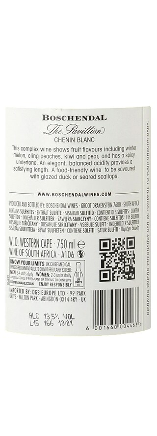 Bosch Pavillon | Chenin 75 cl