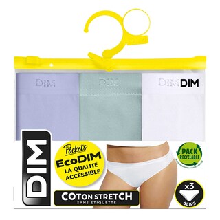 Dim | Paris | Damesslips | blauw/groen/wit | 44/46 