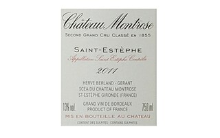 FR BORDEAUX SAINT ESTEPHE | Château Montrose 2011 Rouge 