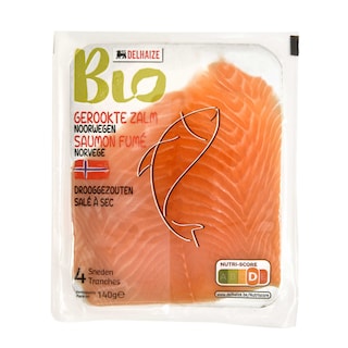 Delhaize | Bio | Zalm | Gerookt | Bio 