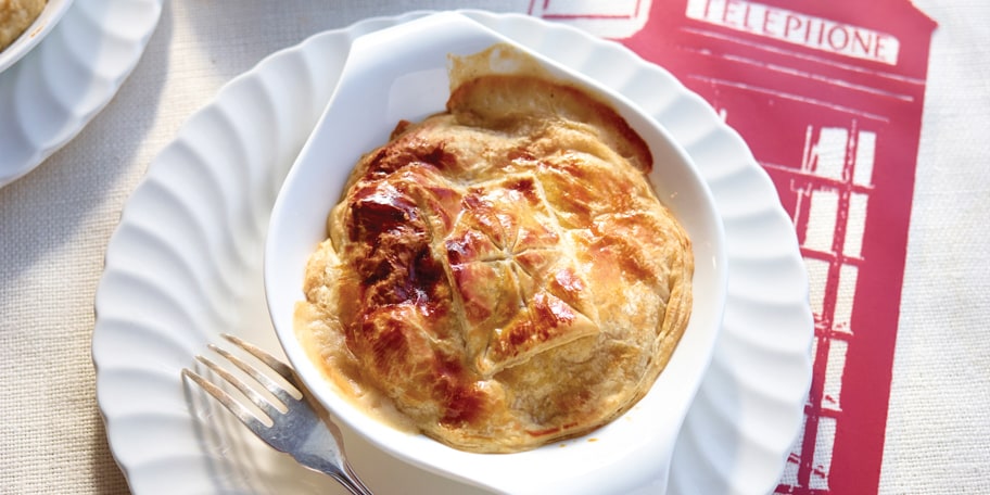 Chicken Pie - Tourte au poulet et aux champignons