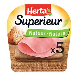 Jambon superieur nature | 5 tranches