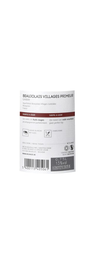 France - Frankrijk | Bourgogne Beaujolais Villages | Beaujolais Villages Primeur Rouge 