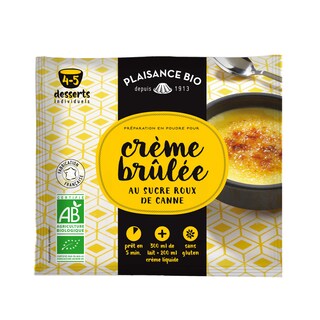 Plaisance Bio | Creme brulée | Mix | Bio | Fairtrade 