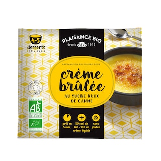 Plaisance Bio | Creme brulée | Mix | Bio | Fairtrade 
