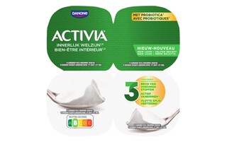 Activia | Yaourt | Nature | Bifidus | Probiotiques 4 x 125 gr