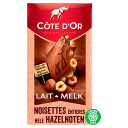 Chocolade | Melkchocolade | Hazelnoten