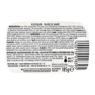Delhaize | Salade de viande 185 gr