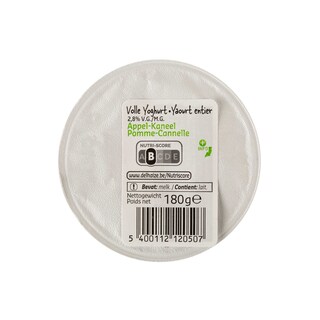 Delhaize | Yaourt | Entier | Pomme-Cannelle 