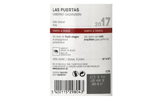 Chili | Central Valley | Las Puertas Cabernet Sauvignon 2018 