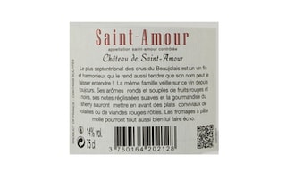 France - Frankrijk | Bourgogne - Cru du Beaujolais | Château de Saint Amour 2015 Rood 