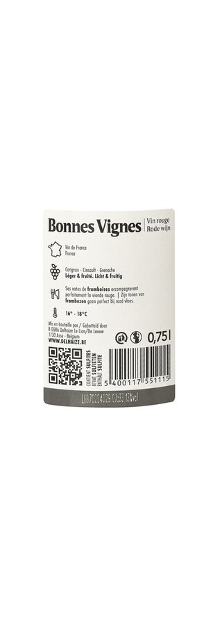 Bonnes Vignes | Vin de France 