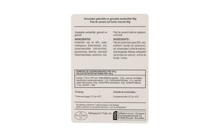 Delhaize | Filet | Canard | Cuit fumé 90 gr