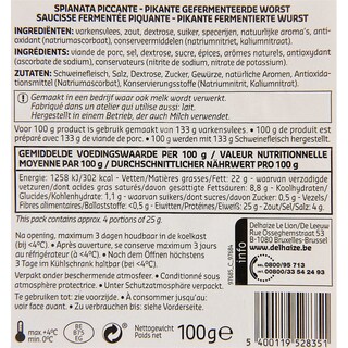 Delhaize | Spianata piccante 