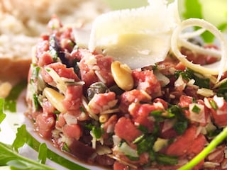 Tartare de bœuf à l’italienne