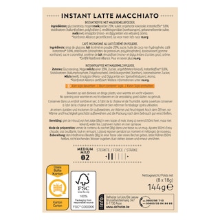 Delhaize | Café | Instantané | Stick | Latte Macchiato 
