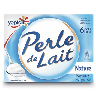 Yoplait | Perle de Lait | Spécialité laitière | Nature | Bon 