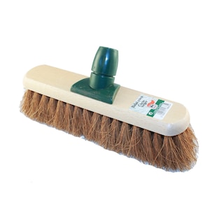 Delhaize | Bezem coco in puur gelakt hout | 30 cm 