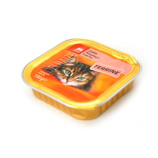 Delhaize | Aliment chat | Terrine | Saumon 