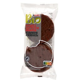 Delhaize | Bio | Rijstwafels | Chocolade | Bio 100 gr