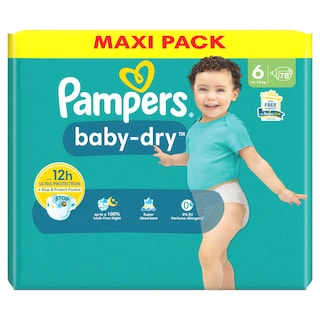 Pampers | Baby Dry | Luiers | Maat 6 | Maxi Pack 
