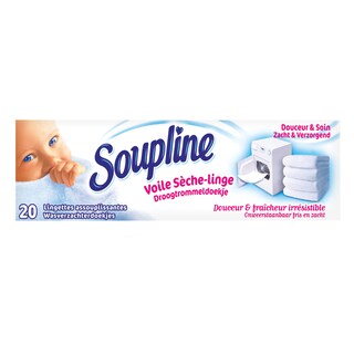 Soupline | Wasverzachterdoekjes | Droogtrommel | Zacht & verzorgend 