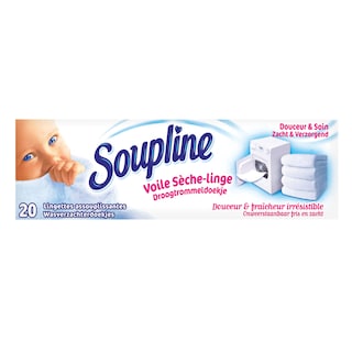 Soupline | Wasverzachterdoekjes | Droogtrommel | Zacht & verzorgend 
