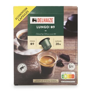 Delhaize | Koffie | Lungo 09 | Caps 