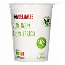 Delhaize | Crème | Epaisse | 15% M.G. 