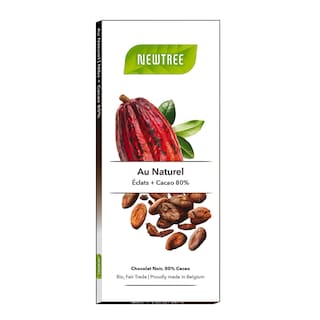 NewTree | Chocolade | Au Naturel puur 80% | fairtrade | Bio 