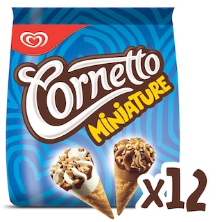 Ola | Cornetto | Ijs | Chocolade - Vanille  | 12X28 ml 