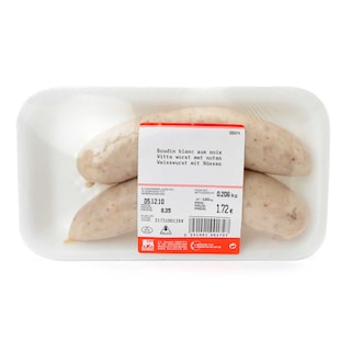 Delhaize | Boudin blanc | Aux noix 