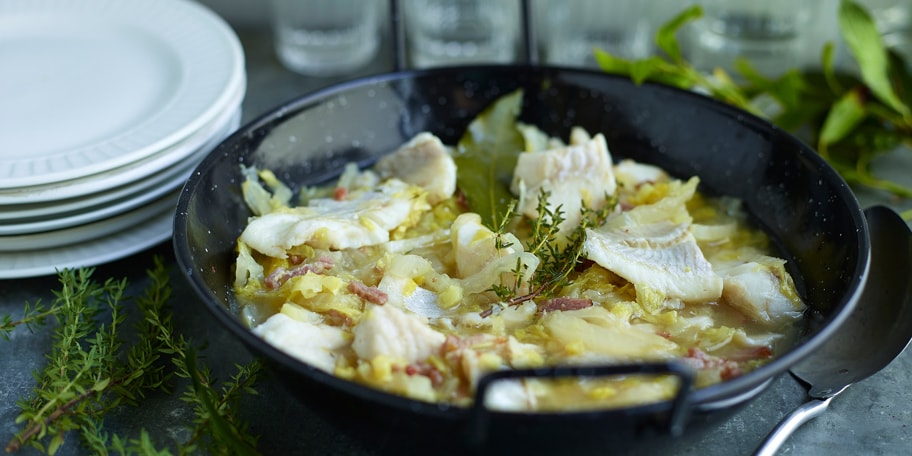 Cocotte de sébaste au chou chinois