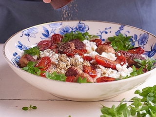 Balletjes in tomatensaus met quinoa