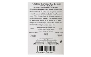 France - Frankrijk | Bordeaux - Haut Médoc | Château Caronne Ste Gemme 2015 Rood 