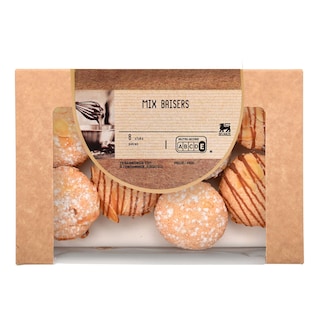 Delhaize | koekje | Amandelen | Crème vulling | Mix van smaken 125 gr