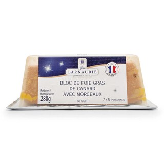 Jean Larnaudie | 280G BLOK EENDENLEVER 30% STUKKEN 