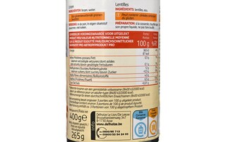 Delhaize | Lentilles 265 gr