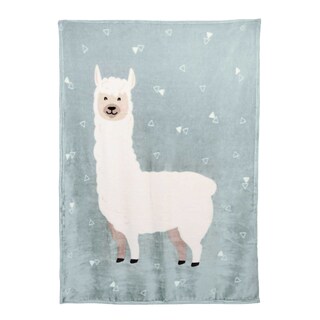 Mistral Home | Flannel plaid | lama | 130x170cm 