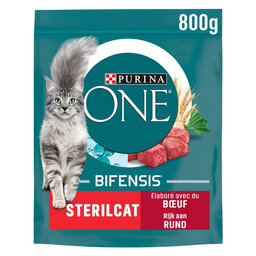 Purina ONE | Bifensis | Kattenvoeding | Sterilised | Sterilised | Rund |800g 800 gr