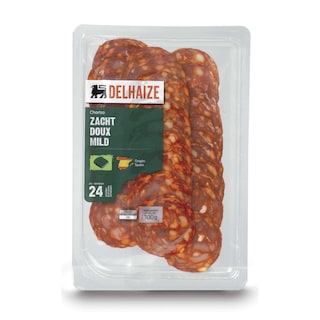 Delhaize | Chorizo | Zacht | Sneden 