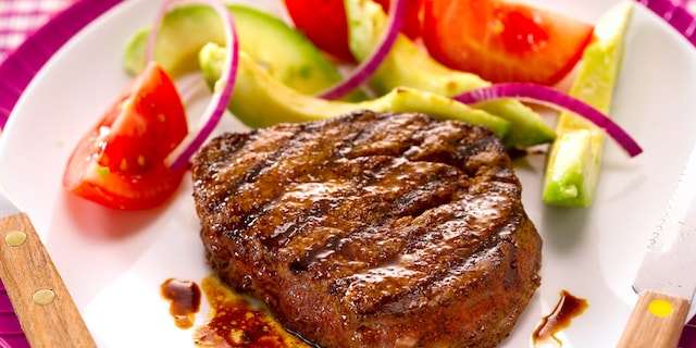 Steaks grillés caramba