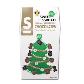 Sweet-Switch | Chocolade | Kerst | Stevia | 150G 
