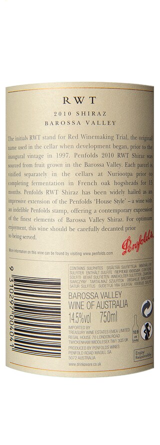 Australia - South Eastern | PENFOLDS | RWT 2009 Rood 