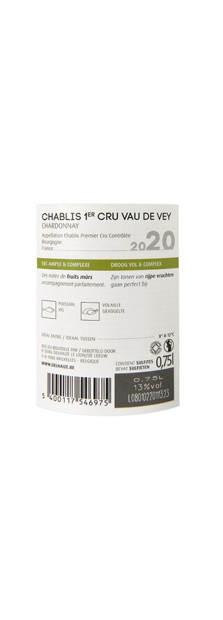 France-Frankrijk | Bourgogne-Chablis 1er Cru | Chablis 1Cru Vau de Vey 20 Blanc 
